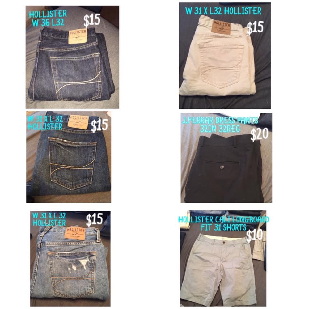 Men’s jeans lot